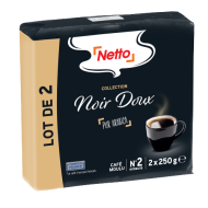Café moulu NETTO collection doux 250g x2