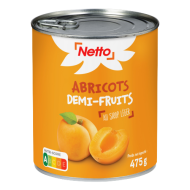 Abricot NETTO au sirop 475g