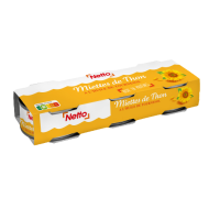 Thon NETTO miettes huile tournesol 3x80g