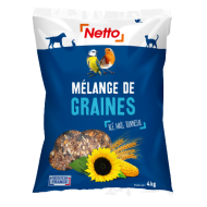 Alim.animaux NETTO graines pour oiseaux du ciel 4kg