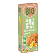 Biscuits bio NETTO sablé citron amande 200g