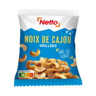 Noix apéritif NETTO noix cajou sans sel ajouté 125g
