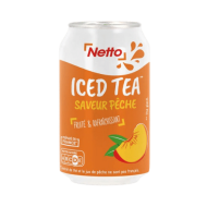Thé glacé NETTO ice tea pêche 33cl