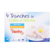 Colin alaska NETTO naturel x4 400g
