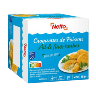 Croquettes de poisson NETTO ail fines herbes 1kg