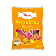 Bonbons scht NETTO sucettes assorties 257g