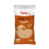 Déco.pât. NETTO noisettes en poudre 125g