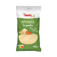 Déco.pât. NETTO amande en poudre 125g