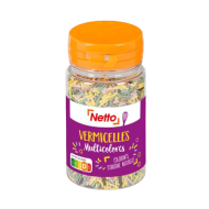 Déco.pât. NETTO vermicelles multicolores 60g