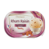 Ice cream NETTO rhum raisins 1L