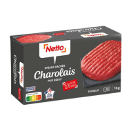 Steak haché NETTO charolais 15% m.g 1kg