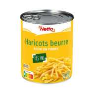 Haricots beurre NETTO 800g