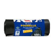 Sacs poubelle NETTO x10 100L