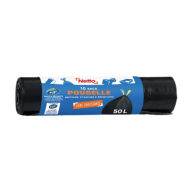 Sacs poubelle NETTO liens coulissants x10 50L