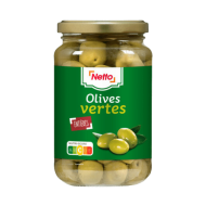 Olives vertes NETTO entières 200g