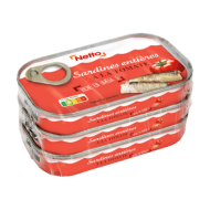 Sardines NETTO tomate 3x69g