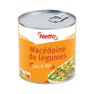 Macédoine de légumes NETTO 400g