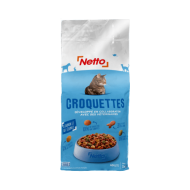 Croquettes chat NETTO saumon thon légumes carottes 2kg