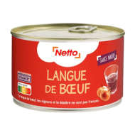 Langue de boeuf NETTO sauce madère 410g