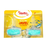 Bloc WC NETTO javel citron 40g x2