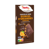 Tablette choco.NETTO noir orange 200g