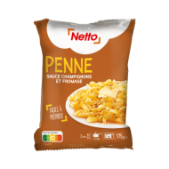 Plat préparé NETTO penne sauce champignon fromage 175g