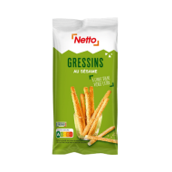 Biscuits apéritif NETTO gressins sésame 125g