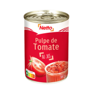 Tomates pelées concassées NETTO 400g
