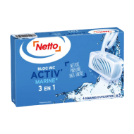 Bloc WC NETTO marine 40g x3