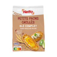 Petits pains grillés NETTO blé complet 225g