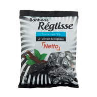 Bonbons scht NETTO réglisse sans sucre 150g
