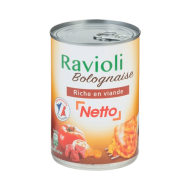 Raviolis NETTO bolognaise 400g