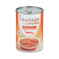 Saucisses lentilles NETTO 420g