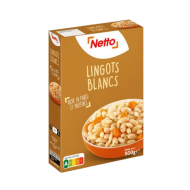 Lingots blancs NETTO 500g