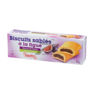 Biscuits NETTO sablés fourrés figue 165g