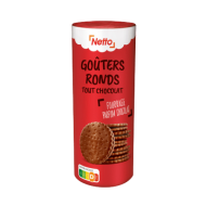 Biscuits NETTO goûters fourrés trop top tout choco 300g