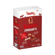 Friandise chien NETTO biscuits croquants au boeuf 500g