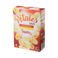 Biscuits apéritif NETTO pétales soufflés salés 75g
