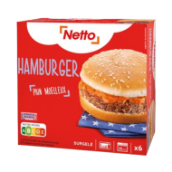 Hamburgers NETTO x6 720g