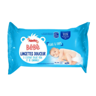 Lingettes bébé NETTO x24