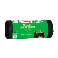 Sacs poubelle NETTO jardin 130L x10
