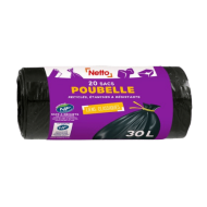 Sacs poubelle NETTO classique x20 30L