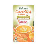 Potage NETTO velouté carottes crème 1L