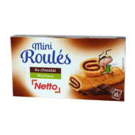 Biscuits NETTO mini roulés chocolat 150g