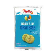 Alim.oiseaux NETTO boules de graisse 720g