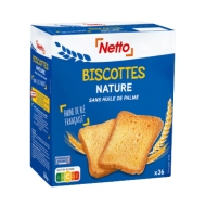 Biscottes NETTO nature 300g
