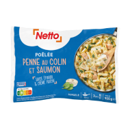 Poêlée NETTO pâtes colin saumon 900g