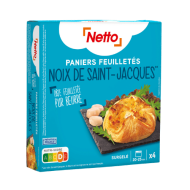 Paniers feuilletés NETTO St-Jacques 400g