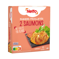 Paniers feuilletés NETTO saumon 400g