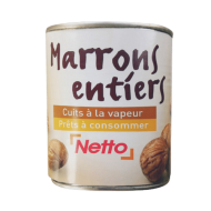 Marrons entiers NETTO 510g